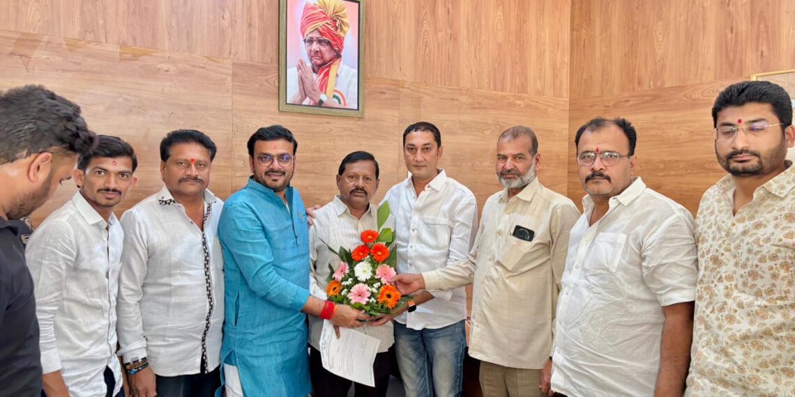 सुभाष सपकाळ यांची राष्ट्रवादी काँग्रेस (शरदचंद्र पवार) पक्षाच्या जिल्हा उपाध्यक्षपदी नियुक्ती — राजेंद्र मस्के