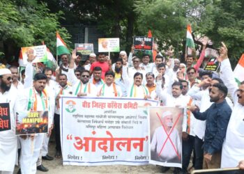 Beed : संभाजी भिडेच्या तोंडाला काळे फासणार्‍यांना एक लाखाचे बक्षीस