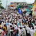 दुष्काळाची मागणी करत बदामराव पंडितांच्या नेतृत्वाखाली हजारो शेतकऱ्यांचा जनआक्रोश मोर्चा तहसीलवर धडकला
