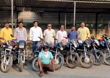 बीडसह परजिल्ह्यातील चोरीच्या 14 दुचाकी जप्त* -एक आरोपी अटकेत; स्थानिक गुन्हे शाखेची कारवाई