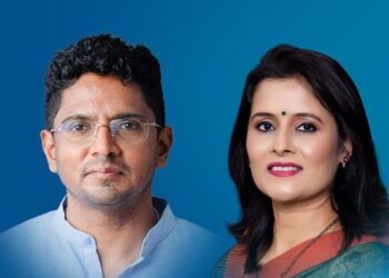 डॉ.योगेश भारतभूषण क्षीरसागर यांच्या प्रचारार्थ डॉ.सारिकाताई क्षीरसागर यांनी लिंबागणेश जिल्हा परिषद पिंजून काढले