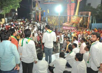 रेकॉर्डब्रेक गर्दीच्या कॉर्नर सभांतून आ.संदीप भैय्यांनी मतदारांची मने जिंकली