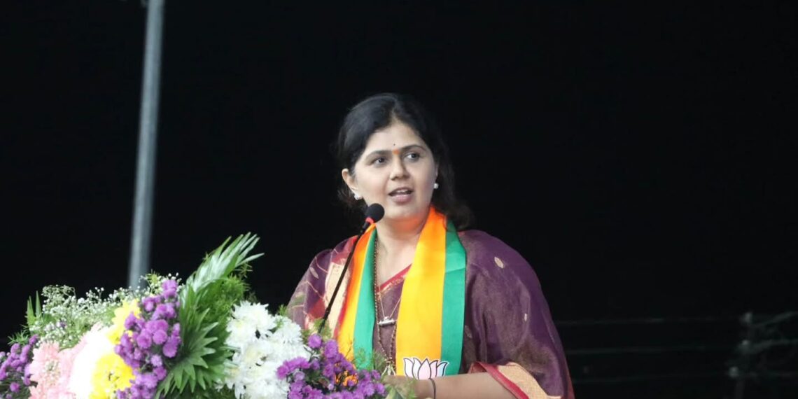 स्टार प्रचारक ना. पंकजाताई मुंडे यांचा झंझावात उद्या धुळे, जळगाव, बुलढाणा जिल्हयात