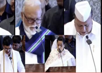 मुंबई :  या आठ आमदारांनी घेतली मंञी म्हणून शपथ!